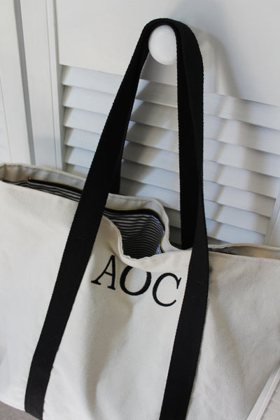 THE MONOGRAMED TOTE